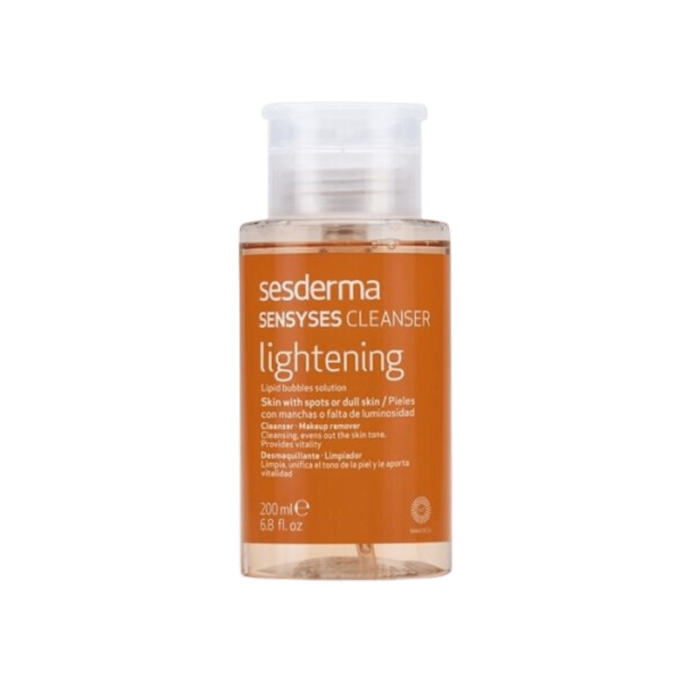 Sesderma Sensyses Cleanser Lightening Limpiador productos dermocometicos para rutina de skincare cosmeticos belleza salud de la piel acne arrugas manchas belihebe by doctora luisa obregon barranquilla colombia