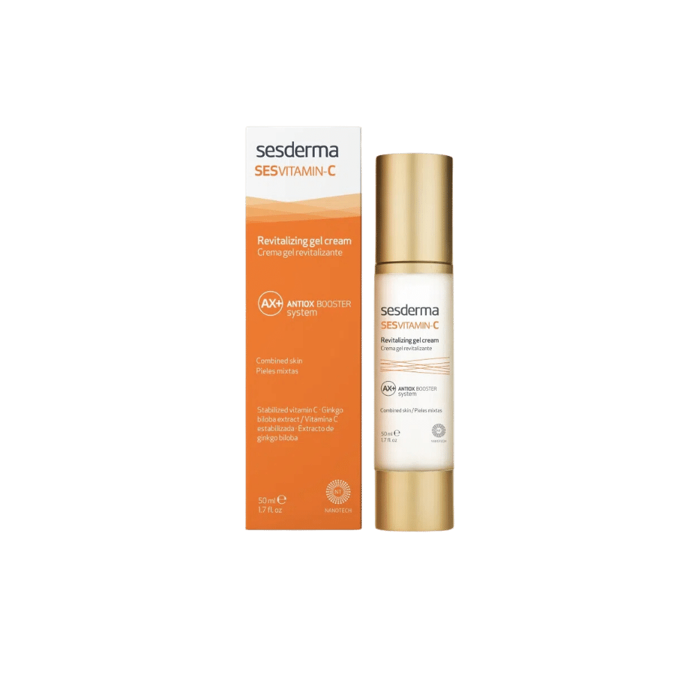 Sesderma Sesvitamin C Crema Gel Revitalizante productos dermocometicos para rutina de skincare cosmeticos belleza salud de la piel acne arrugas manchas belihebe by doctora luisa obregon barranquilla colombia