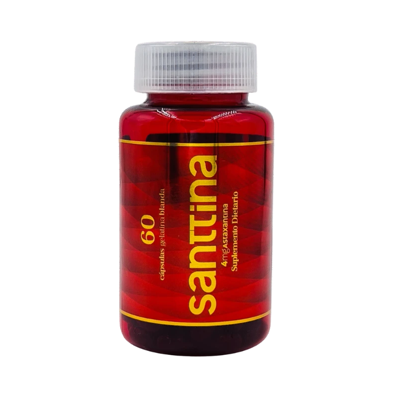 Santtina 4mg Astaxantina - El Rey de los Antioxidantes