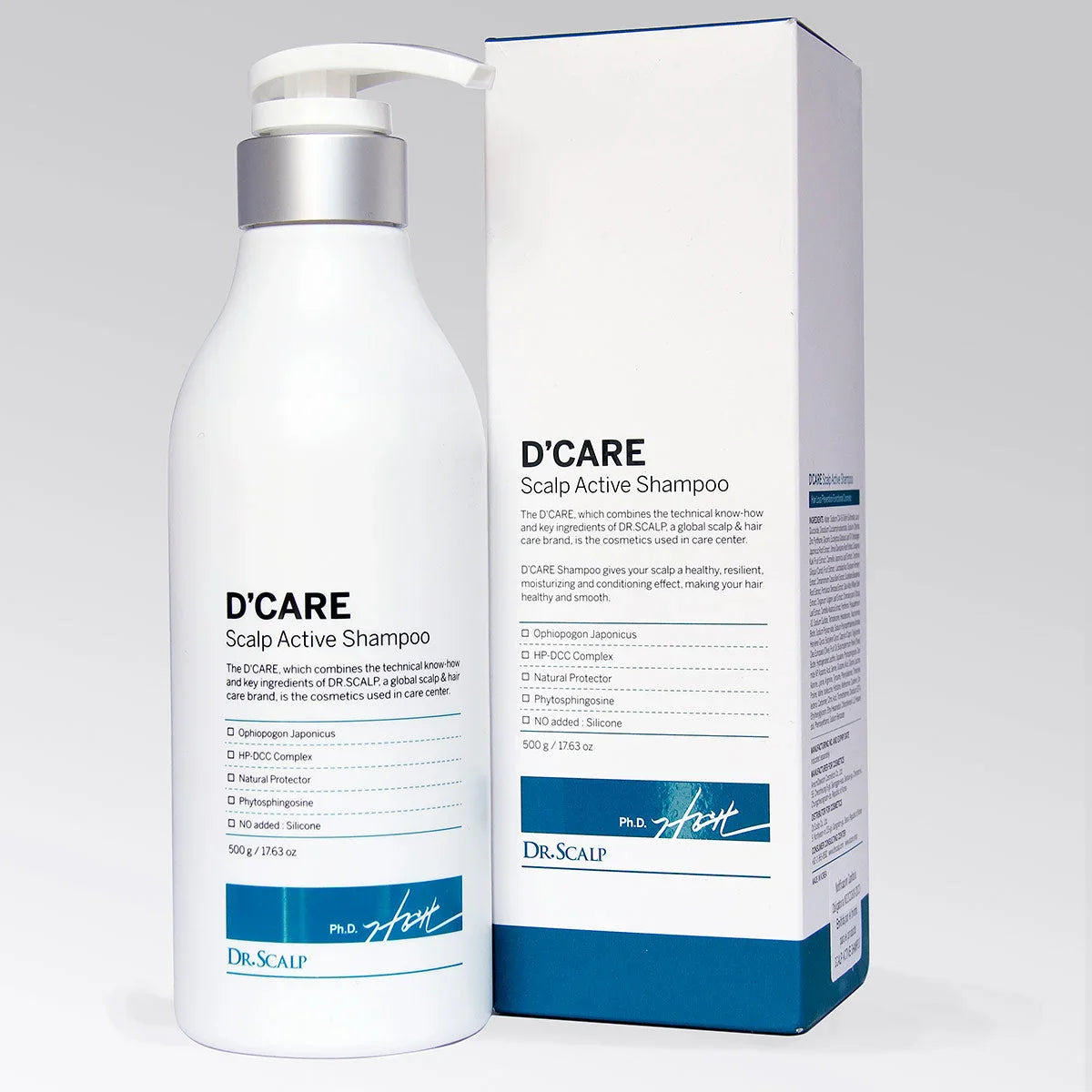 Shampoo Dcare Scalp Active anticaída que fortalece el folículo piloso y mejora el crecimiento del cabello.