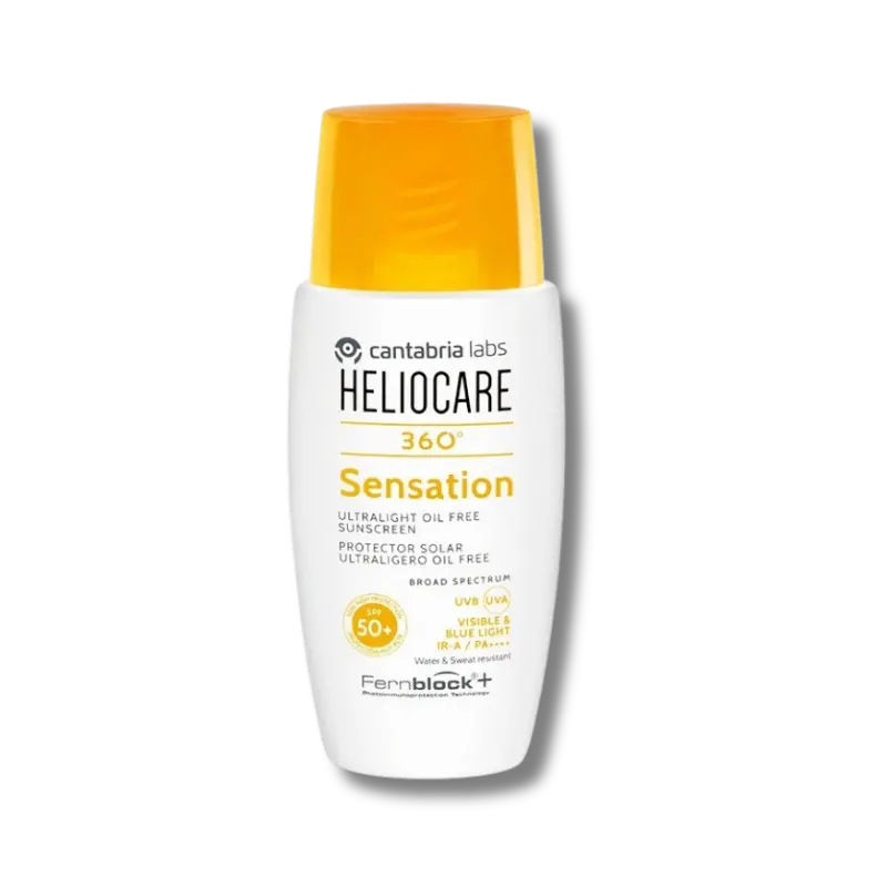 Heliocare 360º Sensation SPF 50+ protector solar facial ultraligero matificante para todo tipo de pieles