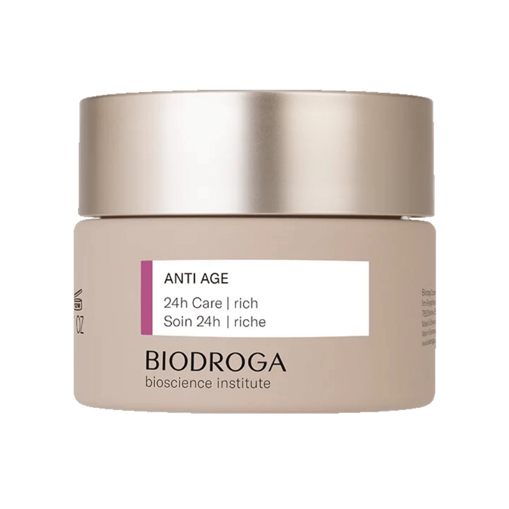 Biodroga Anti Age 24h Rich 48g Selva Negra productos dermocometicos para rutina de skincare cosmeticos belleza salud de la piel acne arrugas manchas belihebe by doctora luisa obregon barranquilla colombia