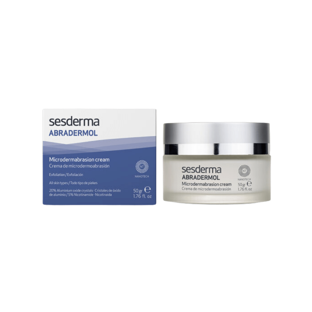 Sesderma Abradermol Crema Microdermoabrasión productos dermocometicos para rutina de skincare cosmeticos belleza salud de la piel acne arrugas manchas belihebe by doctora luisa obregon barranquilla colombia