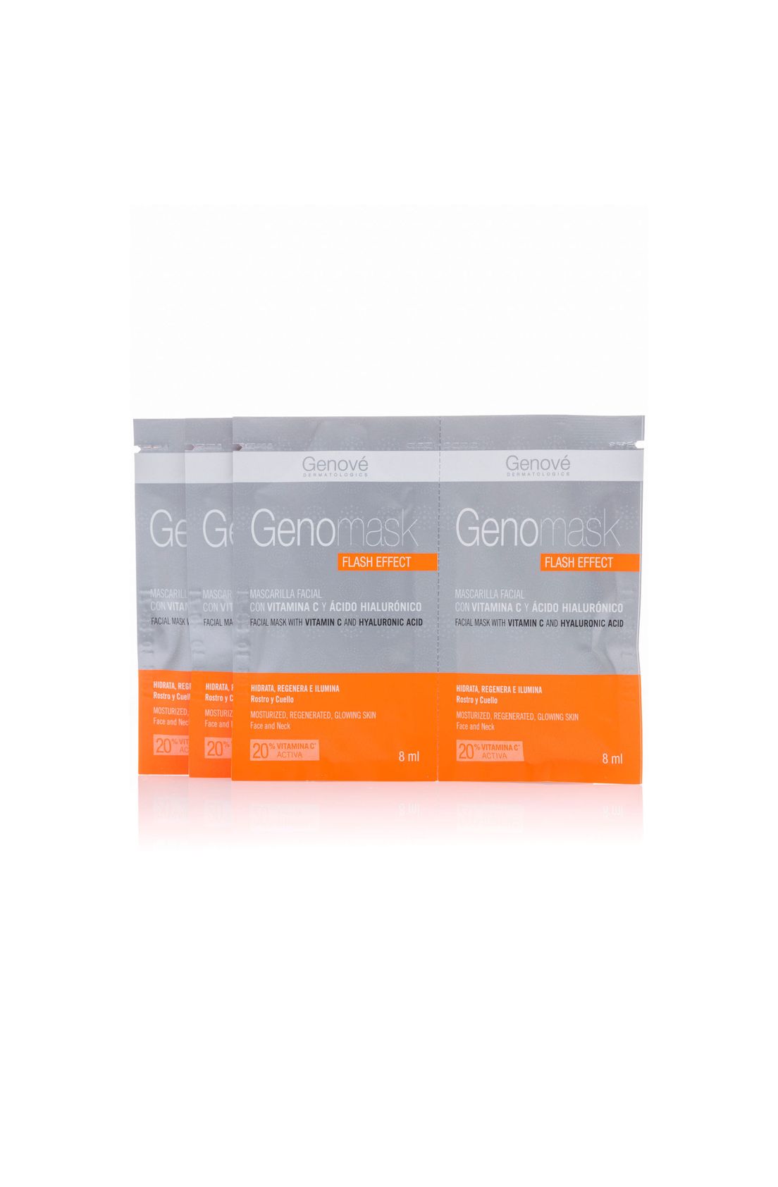 GenovÉ Genomask Mascarilla Facial Con Vitamina C Y Ácido HialurÓnico
