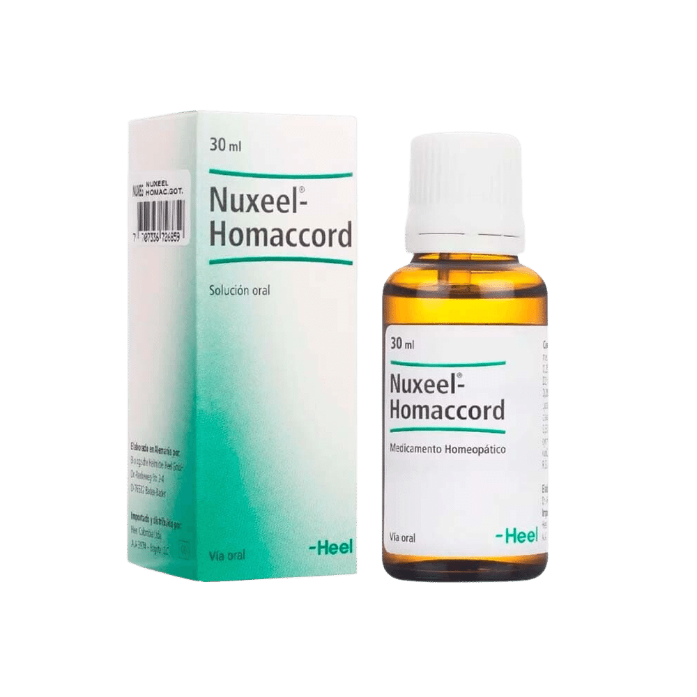 Heel Nuxeel - Homaccord Gotas 30 ml productos dermocometicos para rutina de skincare cosmeticos belleza salud de la piel acne arrugas manchas belihebe by doctora luisa obregon barranquilla colombia