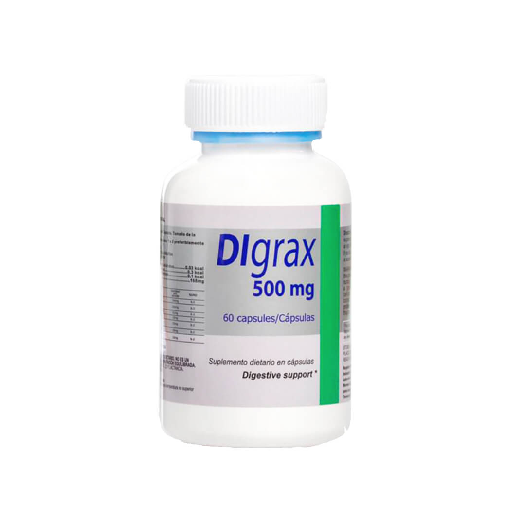 Herbal Medik Digrax 500mg X 60 Capsulas
