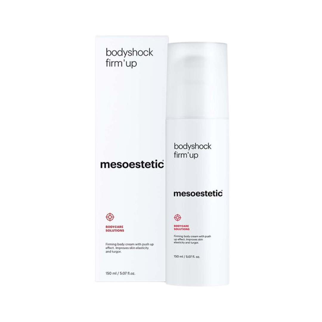Mesoestetic Body Firm Up 150ml productos dermocometicos para rutina de skincare cosmeticos belleza salud de la piel acne arrugas manchas belihebe by doctora luisa obregon barranquilla colombia