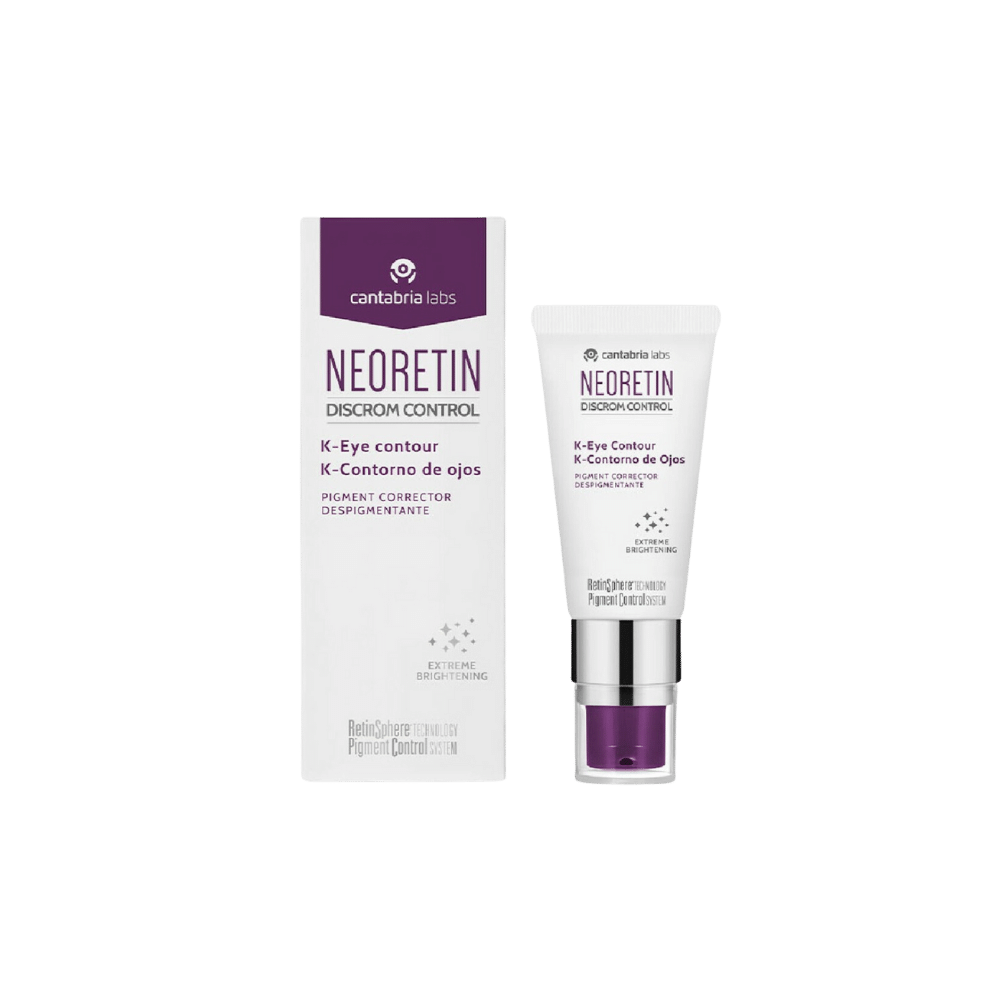 NEORETIN Discrom Control K-Contorno de Ojos productos dermocometicos para rutina de skincare cosmeticos belleza salud de la piel acne arrugas manchas belihebe by doctora luisa obregon barranquilla colombia