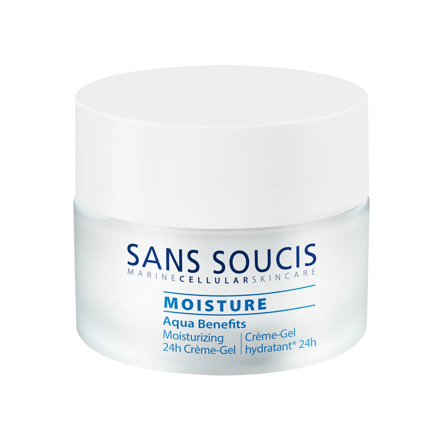 Sans Soucis Aqua Benefits Moisturizing 24h CrÈme-gel productos dermocometicos para rutina de skincare cosmeticos belleza salud de la piel acne arrugas manchas belihebe by doctora luisa obregon barranquilla colombia
