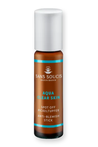 Sans Soucis Aqua Clear Skin Spot Off Anti-blemish Stick productos dermocometicos para rutina de skincare cosmeticos belleza salud de la piel acne arrugas manchas belihebe by doctora luisa obregon barranquilla colombia
