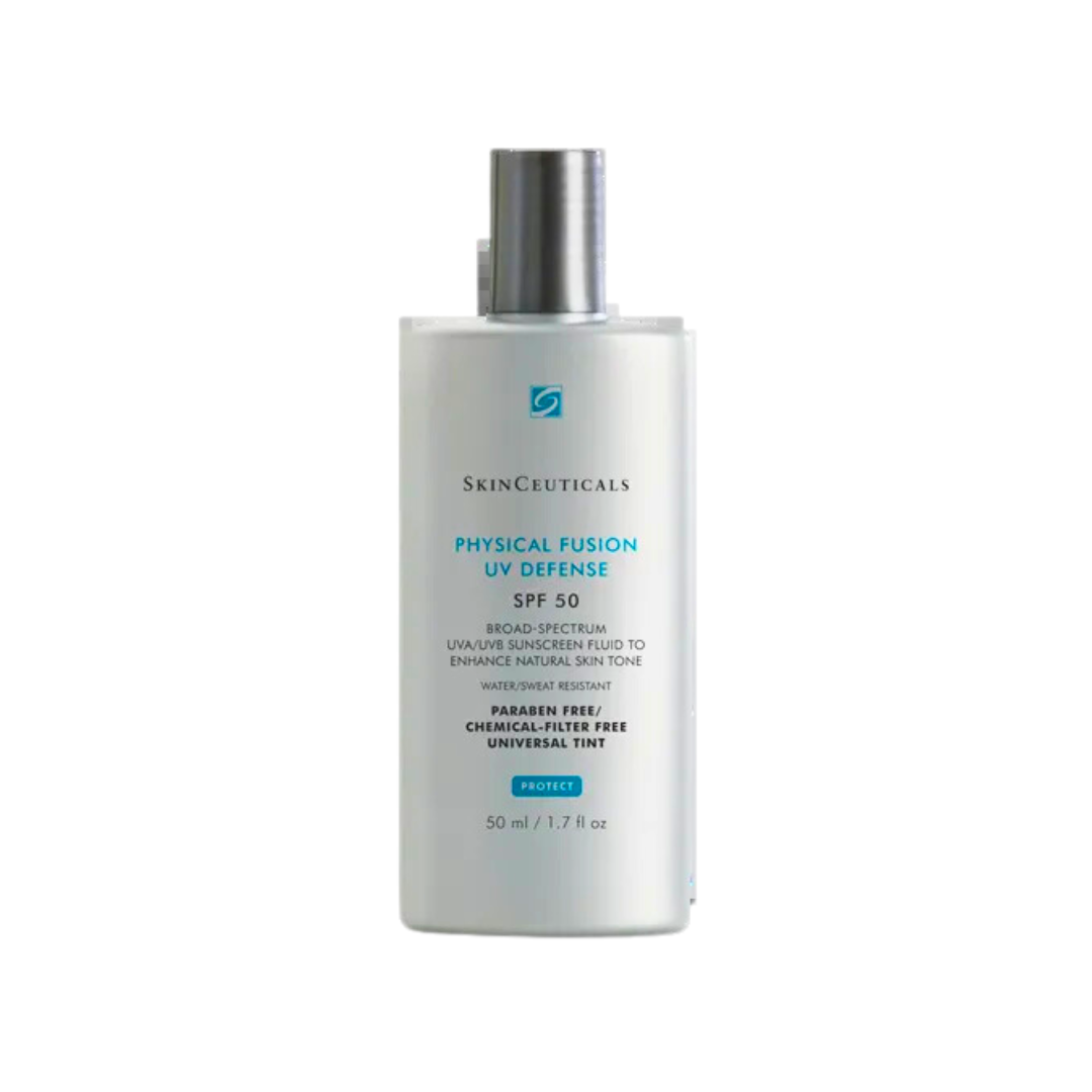 Skinceuticals Physical Fusion Uv Defense Spf 50 productos dermocometicos para rutina de skincare cosmeticos belleza salud de la piel acne arrugas manchas belihebe by doctora luisa obregon barranquilla colombia