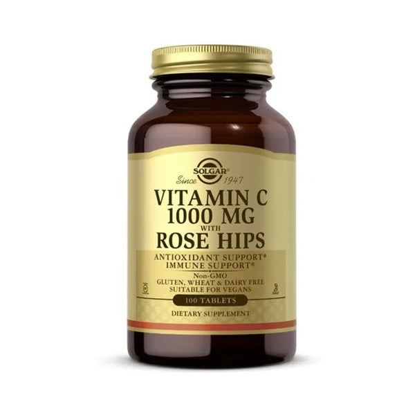 Solgar Vitamin C 1000mg With Rose Hips