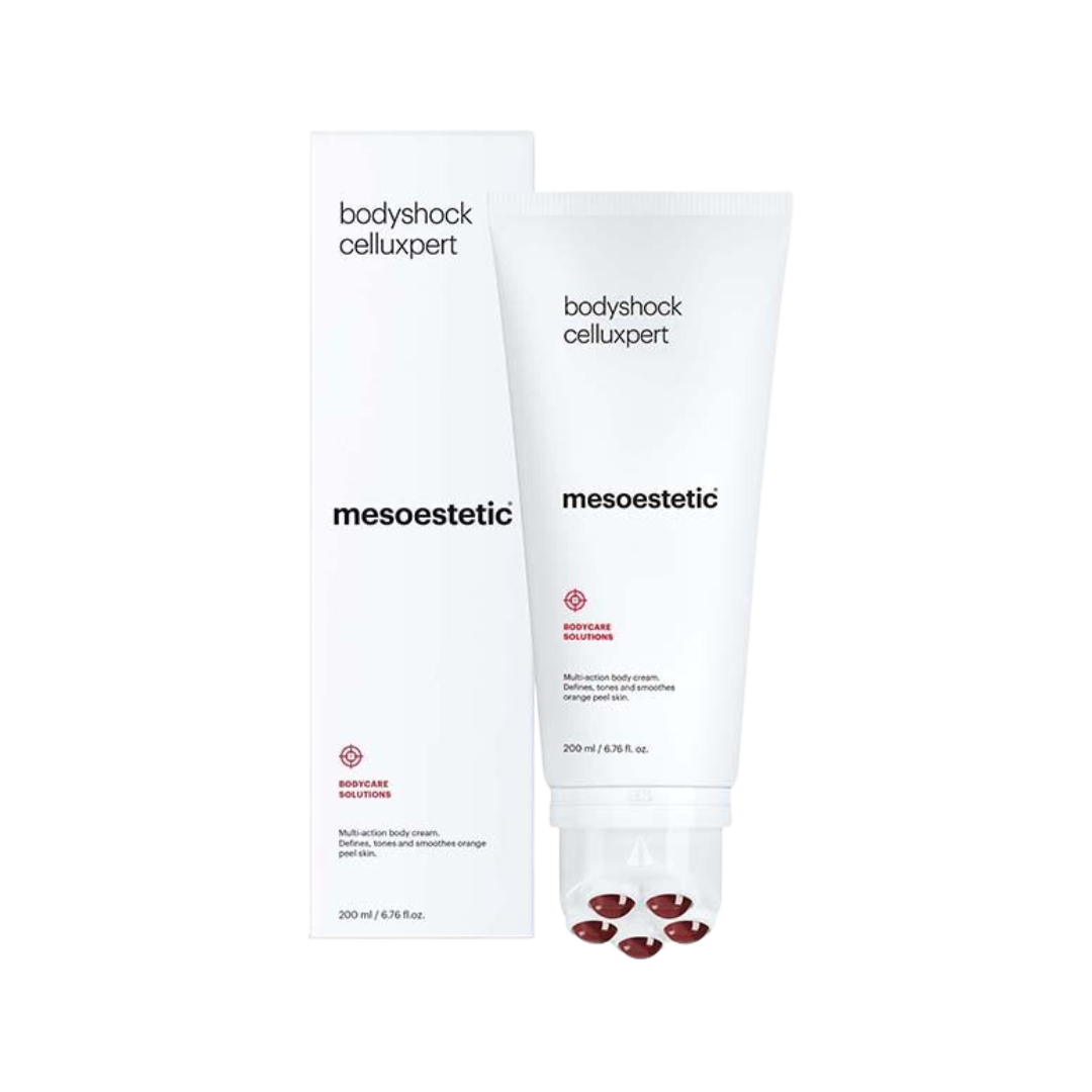 Mesoestetic Body Celluxpert 200ml productos dermocometicos para rutina de skincare cosmeticos belleza salud de la piel acne arrugas manchas belihebe by doctora luisa obregon barranquilla colombia