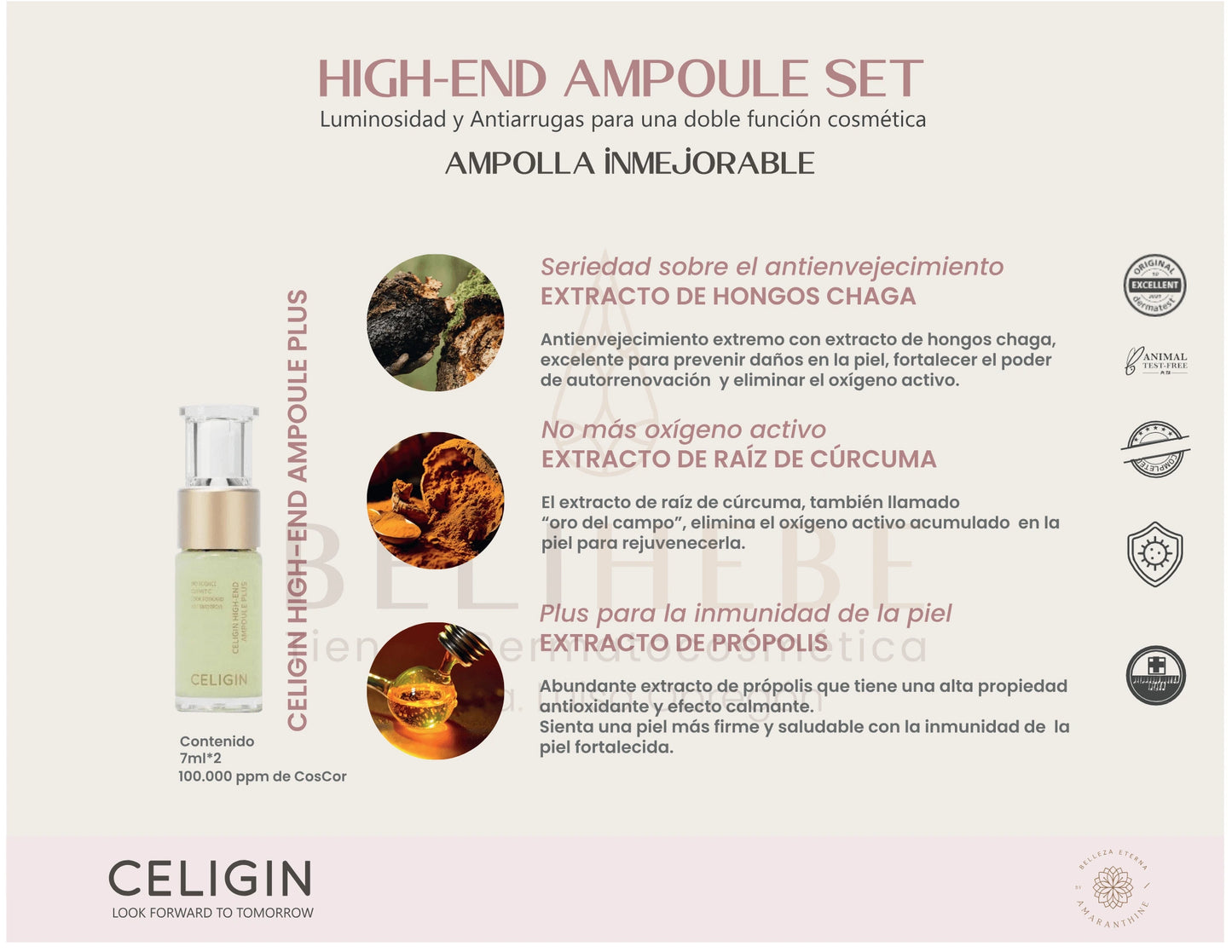 CELIGIN High-End Ampoule -  Cuidado Intensivo Anti-Edad Hormeta