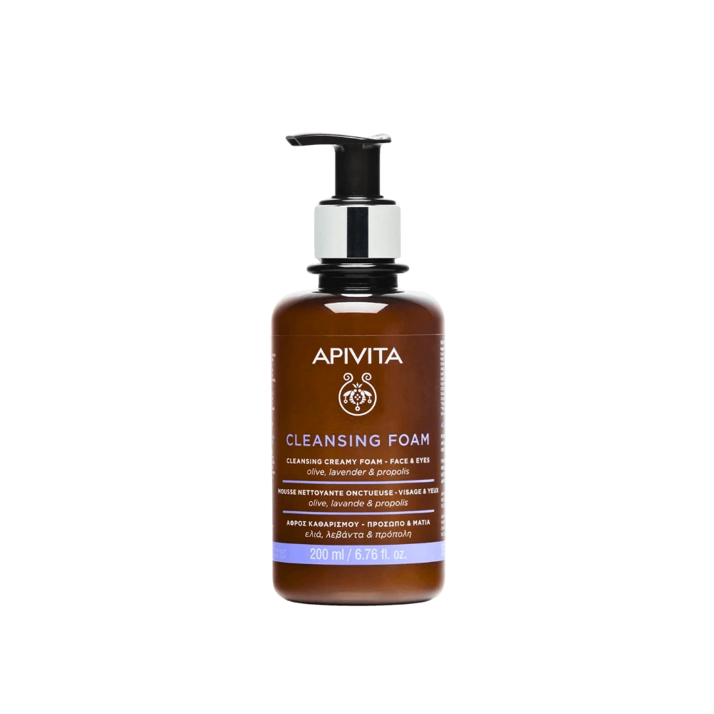 Apivita Crema Espuma Limpiadora - Rostro y Ojos Natural