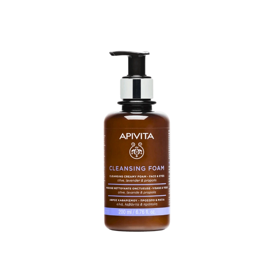 Apivita Crema Espuma Limpiadora - Rostro y Ojos NaturalApivita Crema Espuma Limpiadora - Rostro y Ojos Natural