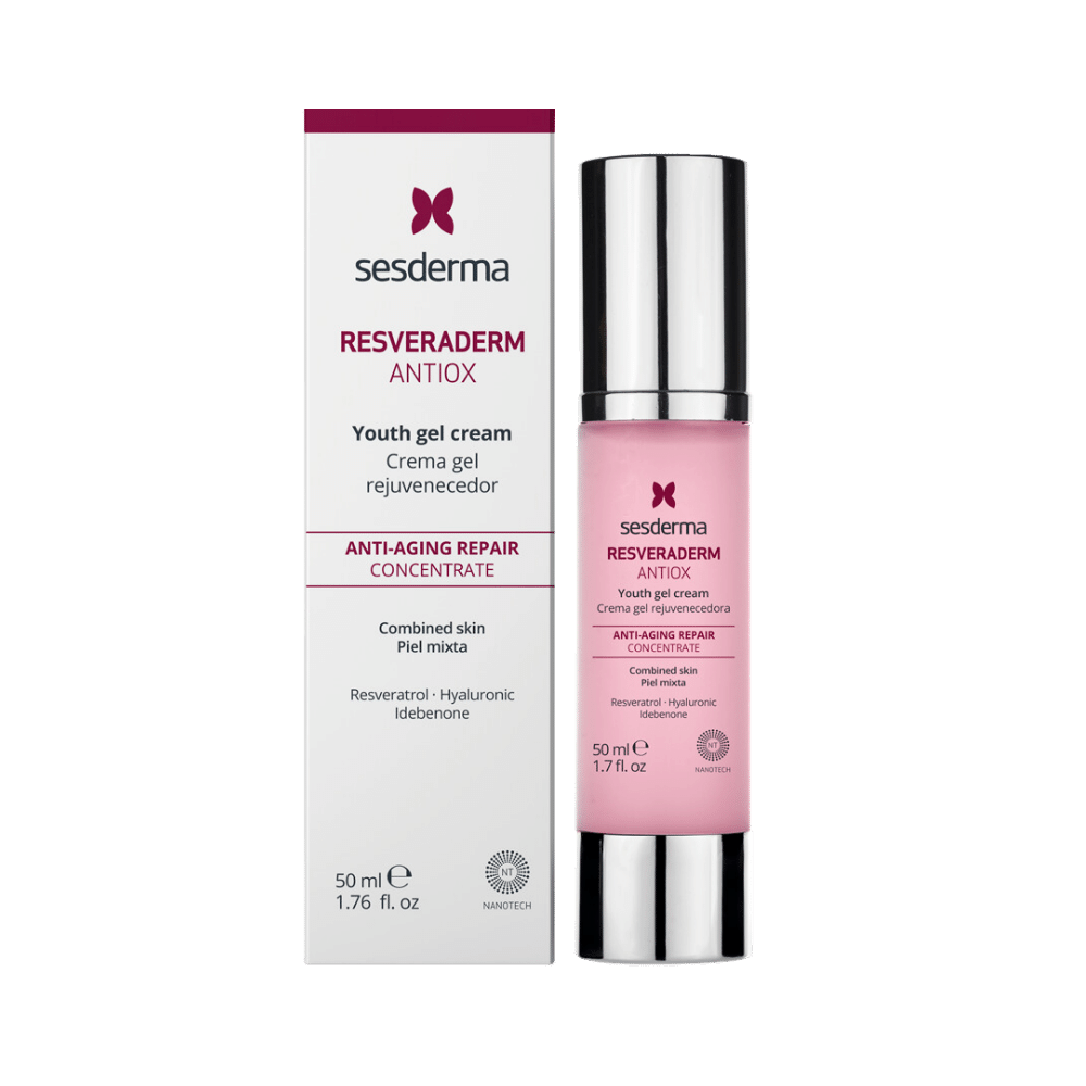 Sesderma Resveraderm Antiox Concentrado Antienvejecimiento productos dermocometicos para rutina de skincare cosmeticos belleza salud de la piel acne arrugas manchas belihebe by doctora luisa obregon barranquilla colombia 