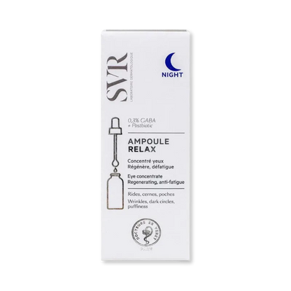 Ampoule Relax sérum contorno de ojos nocturno para reducir ojeras, bolsas y arrugas.