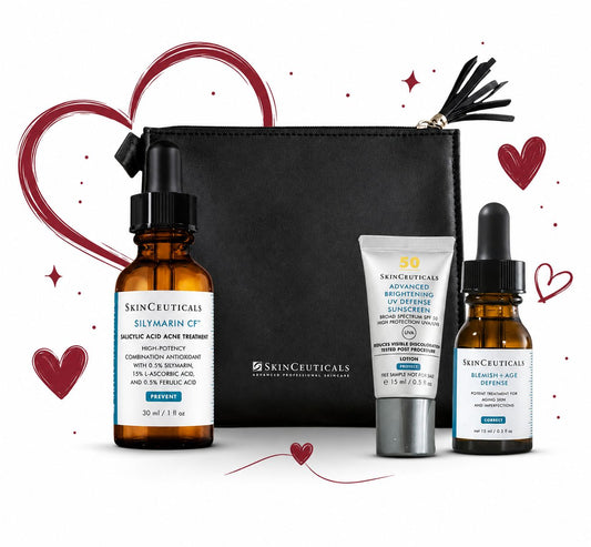 Skinceuticals Silymarin Cf 30 ml + obsequios:  Blemish Age Defense 15 ml + Advanced Brightening UV Defense Sunscreen 15 ml + cosmetiqueraSkinceuticals Silymarin Cf 30 ml + obsequios:  Blemish Age Defense 15 ml + Advanced Brightening UV Defense Sunscreen 15 ml + cosmetiquera