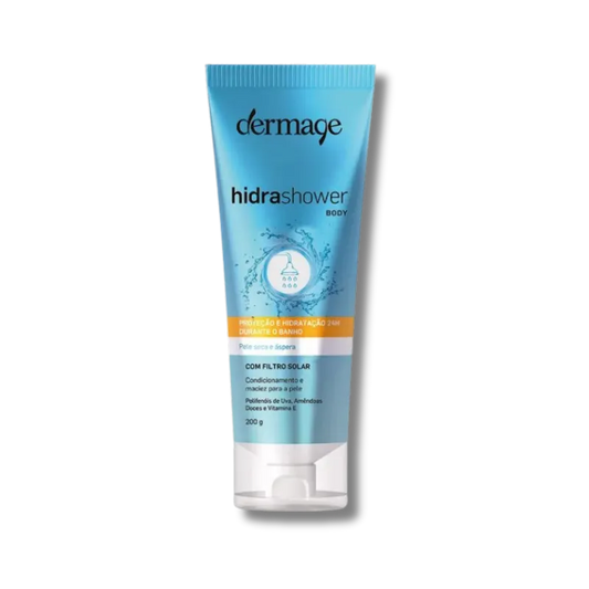 Dermage Hidrashower Body 200g crema hidratante de ducha con vitamina EDermage Hidrashower Body 200g – Hidratante Corporal con Vitamina E