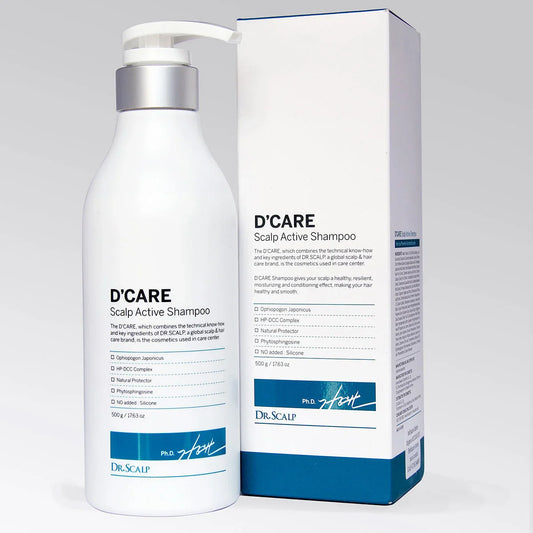 Shampoo Dcare Scalp Active anticaída que fortalece el folículo piloso y mejora el crecimiento del cabello.Neoderm D'Care Shampoo Anticaída | Neoderm