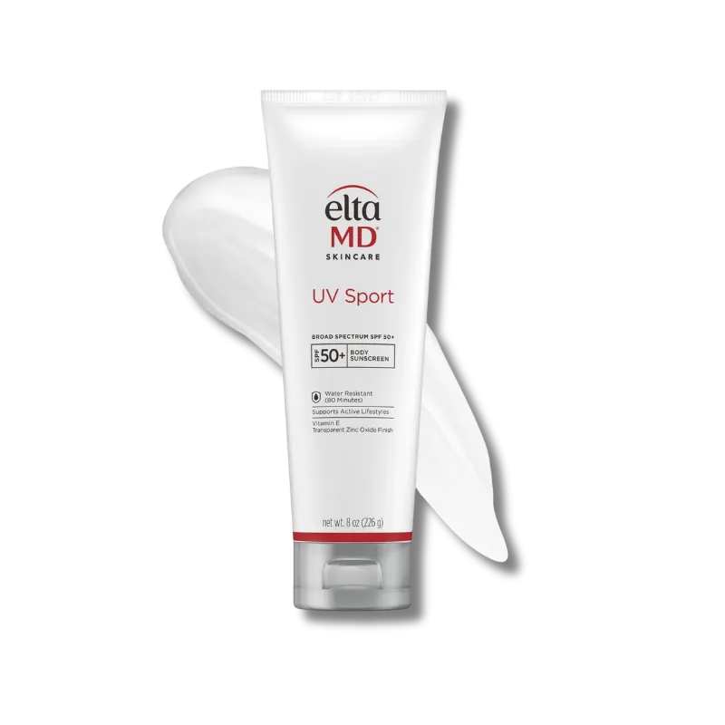 Protector solar deportivo EltaMD UV Sport SPF 50+ resistente al agua.