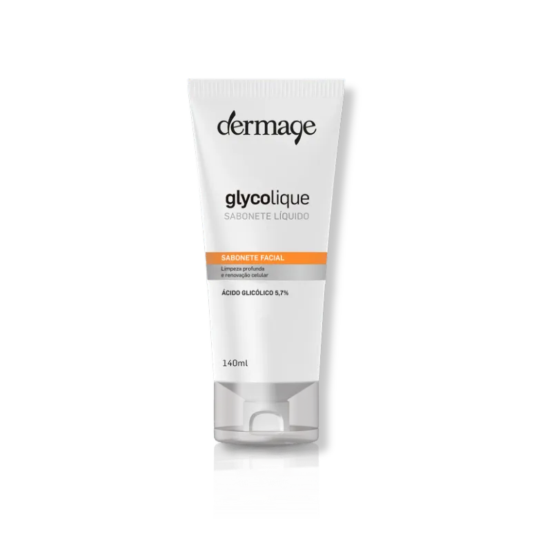 Glycolique jabón líquido 140 ml para limpieza facial profunda con ácido glicólico