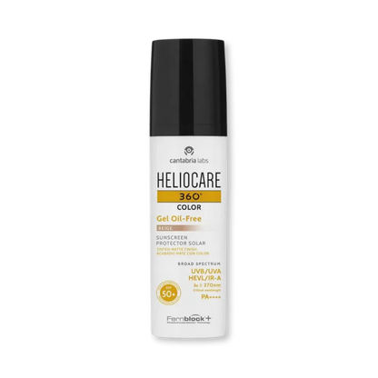 Heliocare 360 Color Gel Oil-Free SPF50 Beige protector solar con color para piel grasa