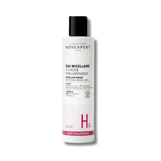 Novexpert agua micelar hidratante para piel sensible con ácido hialurónico.Novexpert Micellar Water con Ácido Hialurónico 200ml