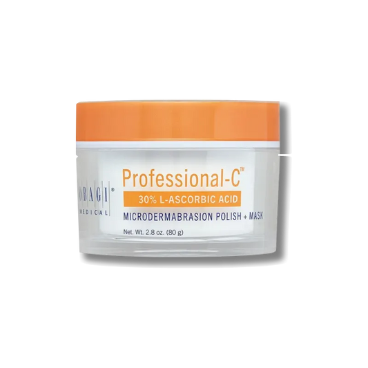 Obagi Professional-C Microdermabrasion Polish aplicado en piel femeninaObagi Professional-C Microdermabrasion Polish – Exfoliación y Vitamina C 30%