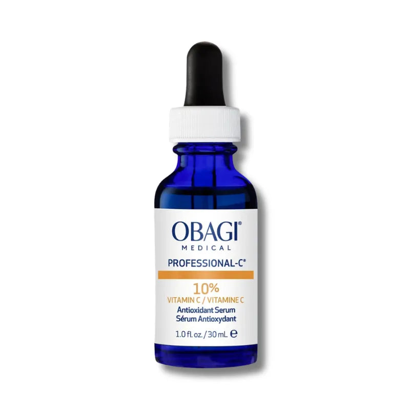 Obagi Professional-C Serum 10% vitamina C pura para piel sensible y seca, mejora manchas y aporta luminosidad uniforme.