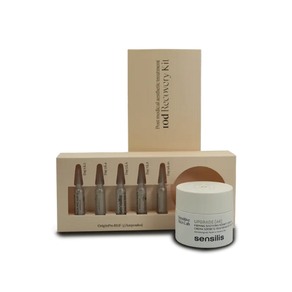 Sensilis 10D Recovery Kit, tratamiento intensivo de 10 días que calma rojeces, regenera y rejuvenece la piel tras procedimientos estéticos.