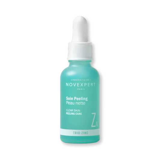 Sérum peeling con zinc Novexpert exfoliante facial AHA para reducir poros e imperfecciones.Novexpert Sérum Peeling con Zinc 30 ml – Exfoliante AHA