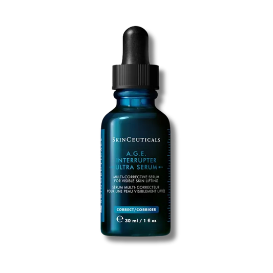 Sérum SkinCeuticals para arrugas, flacidez y pérdida de elasticidadSkinCeuticals A.G.E. Interrupter Ultra Serum 30ml – Lifting y antiedad avanzado