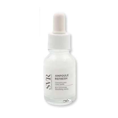 SVR Ampoule Refresh sérum de día para contorno de ojos. Reduce ojeras, bolsas y arrugas con cafeína y péptidos.