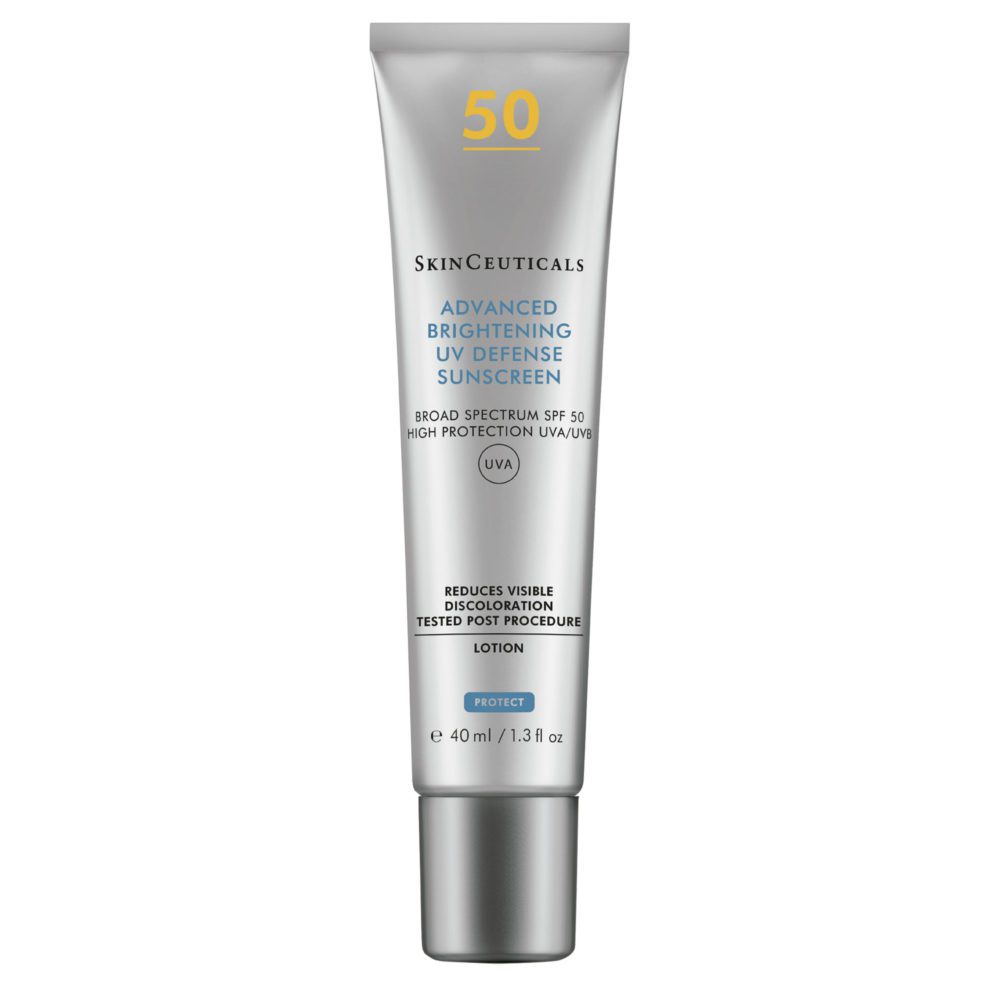 Skinceuticals Advanced Brightening Uv Defense Sunscreen Spf 50 productos dermocometicos para rutina de skincare cosmeticos belleza salud de la piel acne arrugas manchas belihebe by doctora luisa obregon barranquilla colombia 