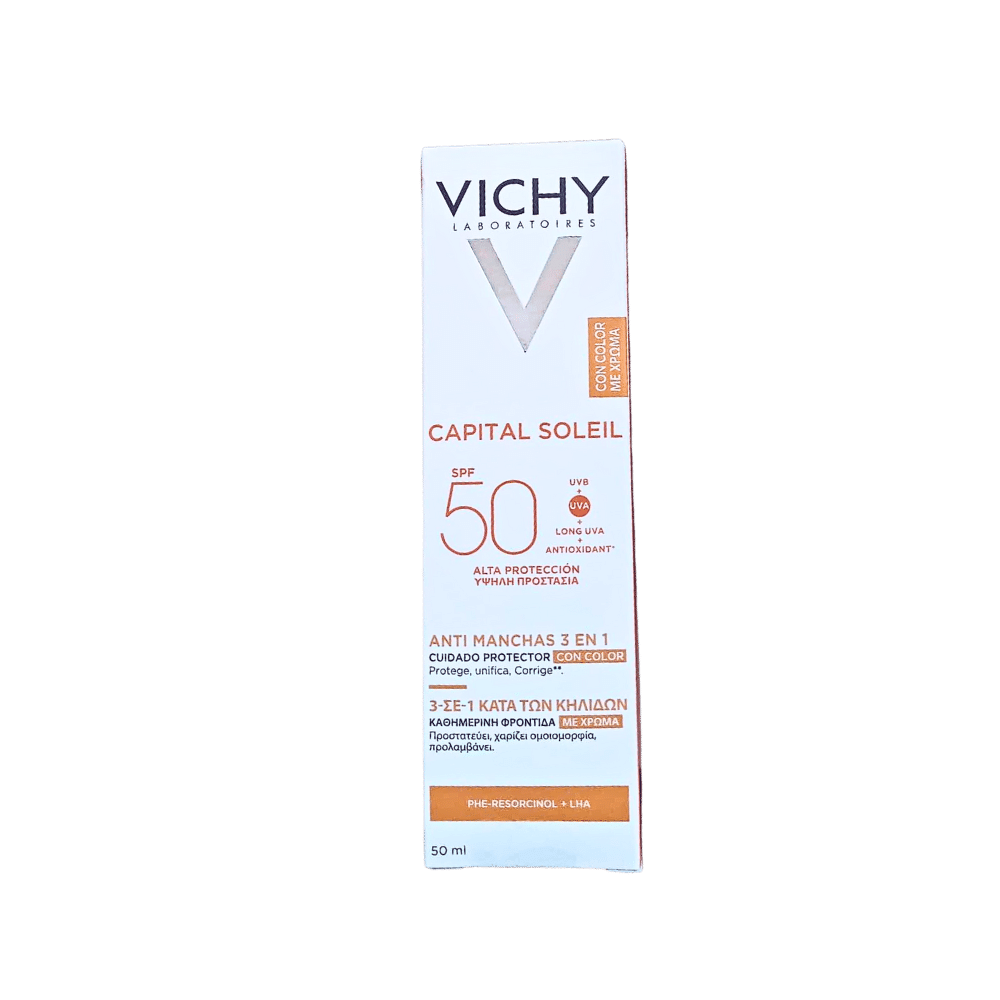 Vichy Capital Soleil Spf 50+ Anti-manchas Color 3 En 1 50ml