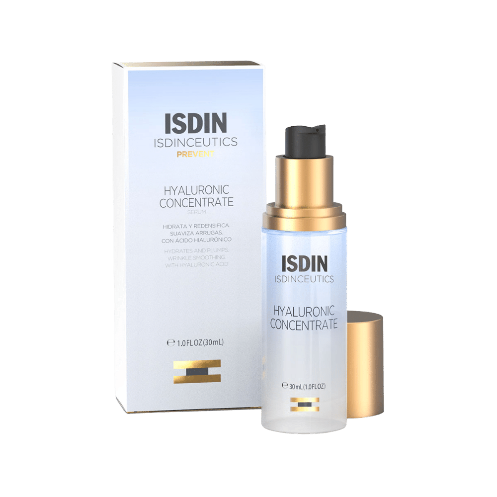 ISDIN Isdinceutics Hyaluronic Concentrate productos dermocometicos para rutina de skincare cosmeticos belleza salud de la piel acne arrugas manchas belihebe by doctora luisa obregon barranquilla colombia 