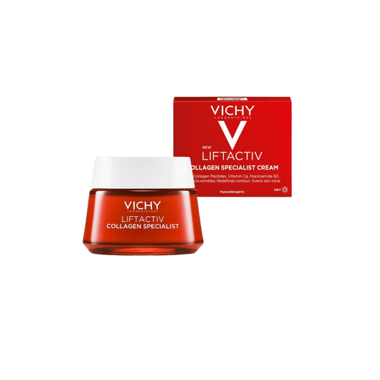 Vichy Liftactiv Collagen Specialist Crema productos dermocometicos para rutina de skincare cosmeticos belleza salud de la piel acne arrugas manchas belihebe by doctora luisa obregon barranquilla colombia Vichy Liftactiv Collagen Specialist Crema